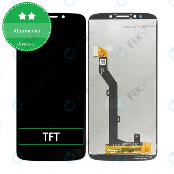 Οθόνη με οθόνη αφής για Motorola Moto G6 Play, XT1922, Μαύρο, Black, Aftermarket