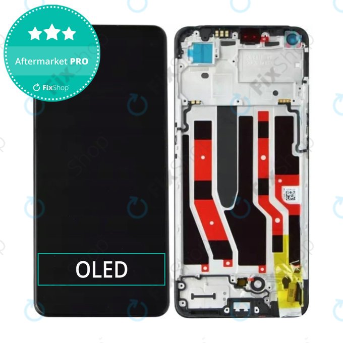 Συγκρότημα οθόνης για Oppo Reno 7 Lite, Cosmic Black