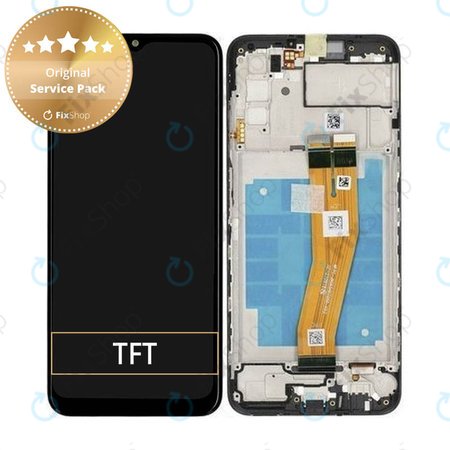 Συγκρότημα οθόνης για Samsung A03s, A037G, Non EU, Genuine Service Pack