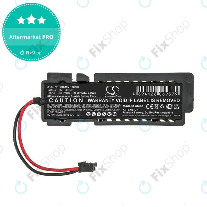 Μπαταρία για Mitsubishi Melservo MR-J3, 2000mAh, Li-MnO2, 3.6V, MR-J3BAT, HQ