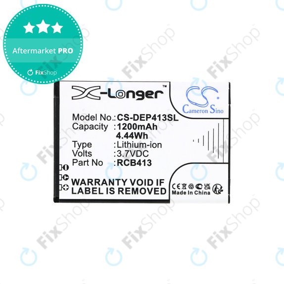 Μπαταρία για Doro Primo 406, 413, 414, 1200mAh, Li-Ion, 3.7 V, RCB413, HQ