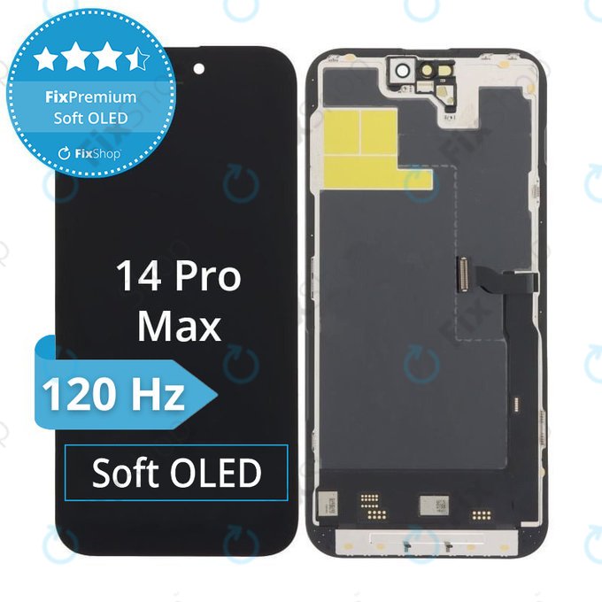 Οθόνη Soft OLED για iPhone 14 Pro Max - Τζάμι αφής + Πλαίσιο, DIAGNOSTIC