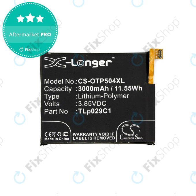 Μπαταρία για Blackberry Key2 LE, TLP029C1, 3000mAh, HQ