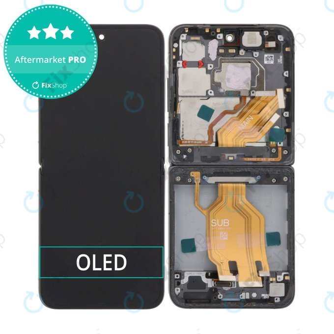 LCD Display Assembly για Xiaomi Mix Flip 2405CPX3DC | Μαύρο, Black