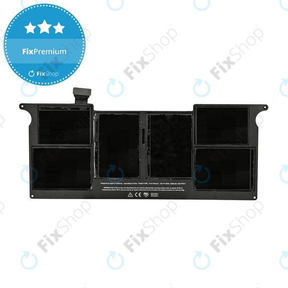 Μπαταρία για MacBook Air 11", Μέσα 2011 – Μέσα 2012, A1370, A1465, A1406, 5200mAh, FixPremium