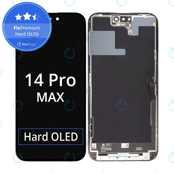 Οθόνη Hard OLED για iPhone 14 Pro Max, Αφής με πλαίσιο, FixPremium