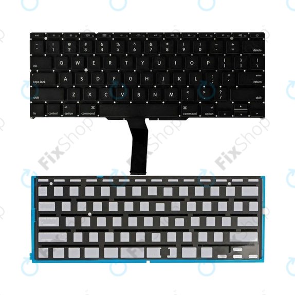 Πληκτρολόγιο + Backlight US για MacBook Air 11" A1370 (Τέλη 2010 - Μέσα 2011) | A1465 (Μέσα 2011 - Αρχές 2015)
