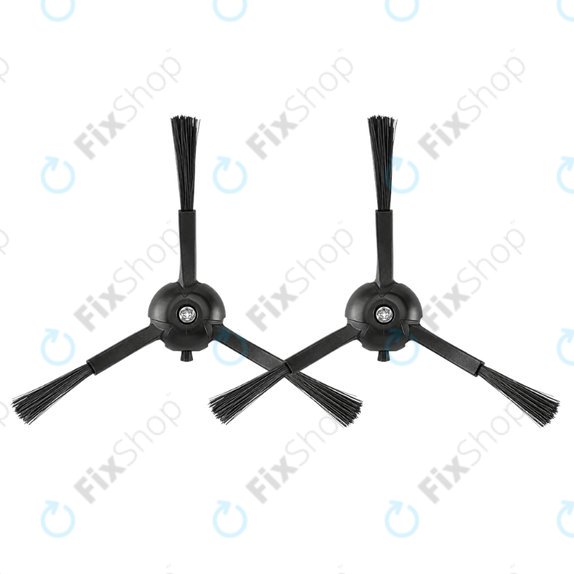 Πλαϊνή βούρτσα, 2 τεμ., Μαύρη για Roborock Qrevo MaxV, Pro, Plus, S