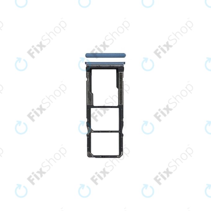 Δίσκος SIM + SD για Xiaomi Redmi Note 9 | Μαυρομπλέ | Midnight Grey