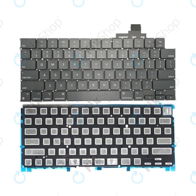 Πληκτρολόγιο + Backlight US για MacBook Air 13" A2681 (2022)