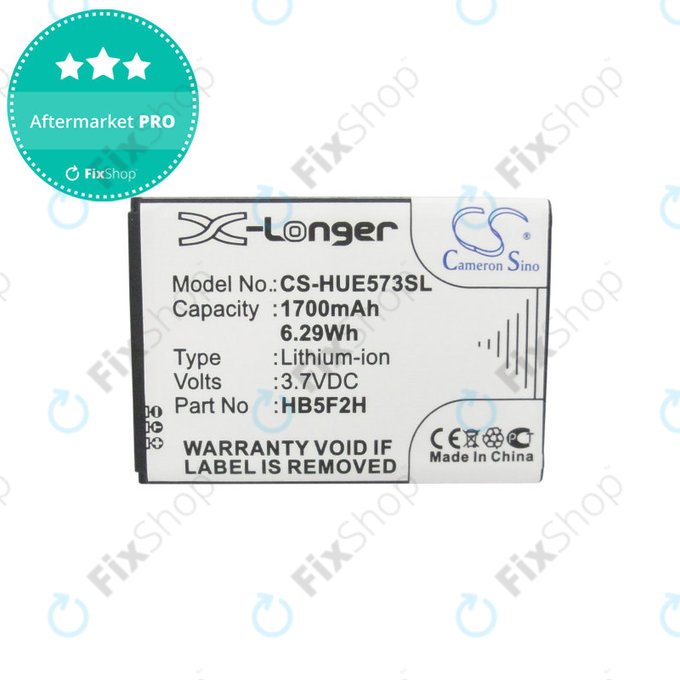 Μπαταρία για Huawei E5330, 1700mAh, Li-Ion, 3.7V, HB5F2H, HQ