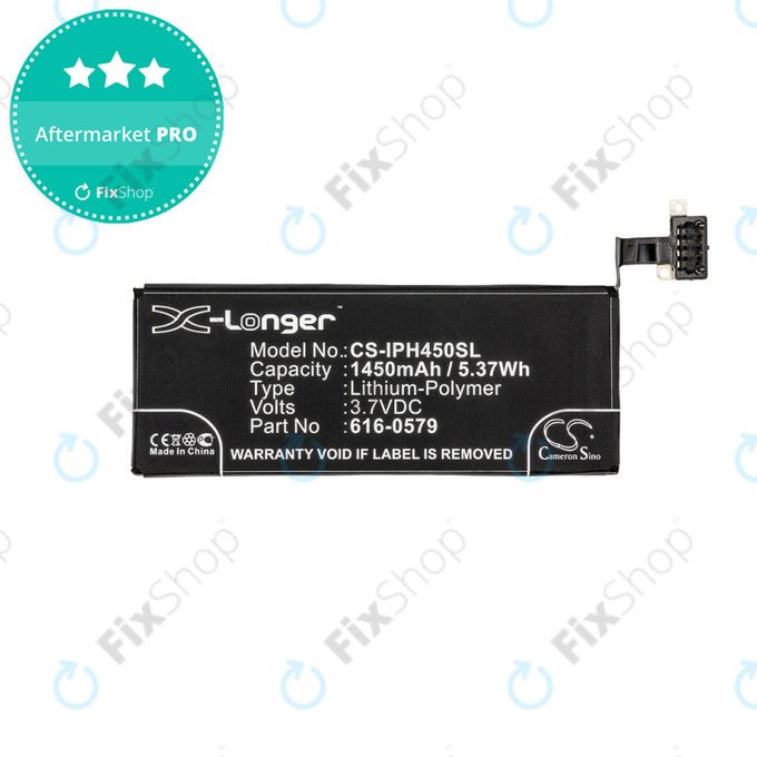 Μπαταρία για iPhone 4S, 616-0579, 1450mAh, HQ