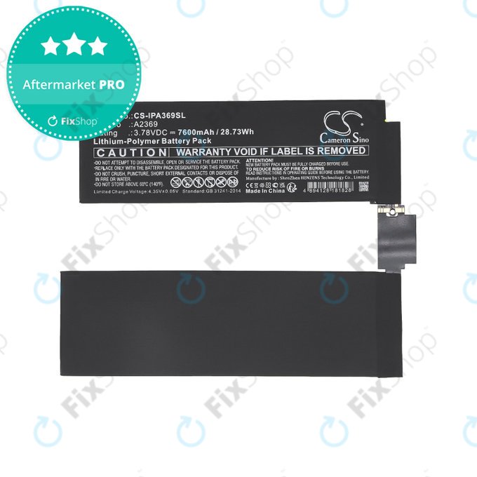 Μπαταρία για iPad Pro 11.0, 3rd Gen 2021, A2369, 7600mAh, HQ