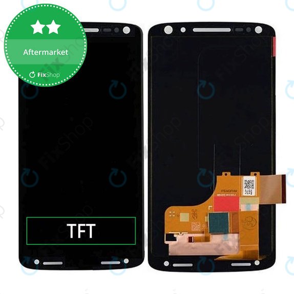 Οθόνη με οθόνη αφής για Motorola Moto X Force, XT1581, Μαύρο, Black, Aftermarket