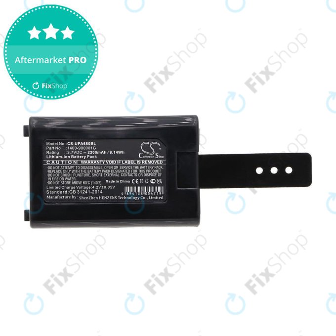 Μπαταρία για Unitech HT680, 2200mAh, Li-Ion, 3.7V, 1400-900005G, HQ