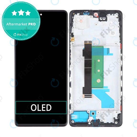 Συγκρότημα οθόνης για Xiaomi Redmi Note 12 Pro+ 5G, Midnight Black