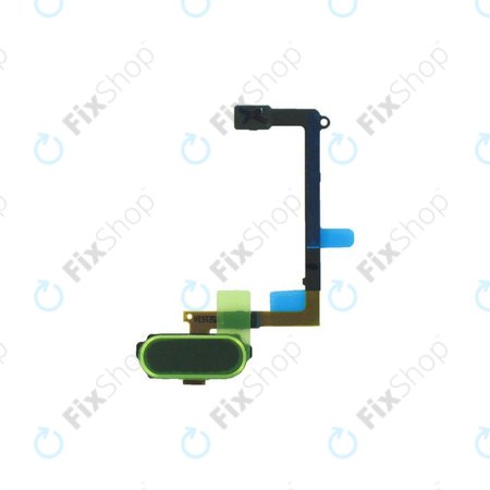 Κουμπί Αρχικής Οθόνης + Καλώδιο Flex για Samsung S6 G920F | Black Sapphire | GH96-08166B Genuine Service Pack