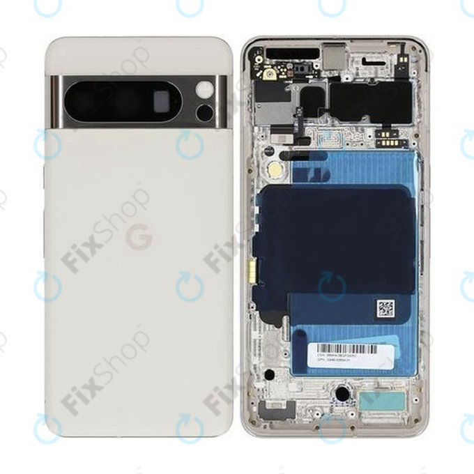 Πίσω Κάλυμμα για Google Pixel 8 Pro GC3VE G1MNW | Porcelain | G949-00694-01 | Genuine Service Pack