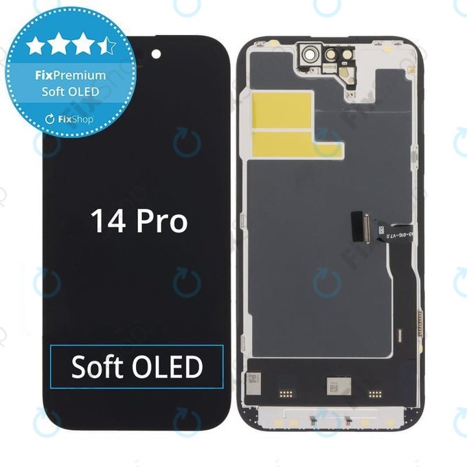 Οθόνη Soft OLED για iPhone 14 Pro - Τζάμι αφής + Πλαίσιο, DIAGNOSTIC