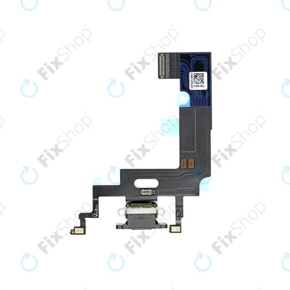 Επαφές Φόρτισης + Καλώδιο Flex για iPhone XR | Μαύρο | Black