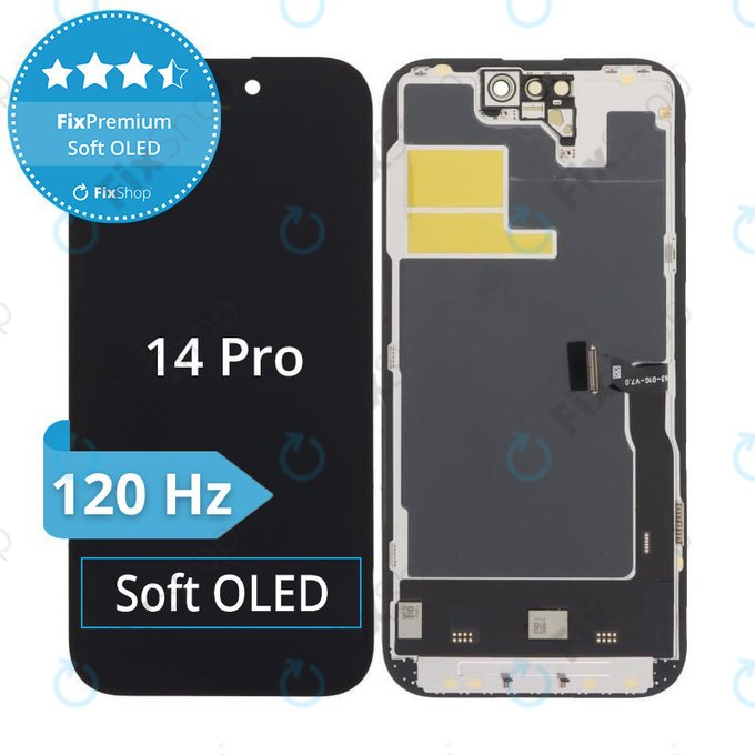 Οθόνη Soft OLED για iPhone 14 Pro - Τζάμι αφής + Πλαίσιο, DIAGNOSTIC