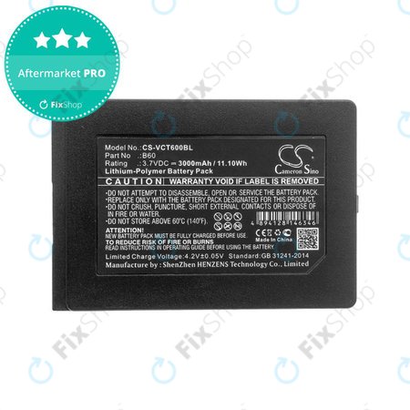 Μπαταρία για Vectron Mobilepro 3, Vectron Mobilepro III, 3000mAh, Li-Pol, 3.7V, B60, HQ