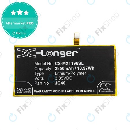 Μπαταρία για Motorola Moto G7 Plus, G7 Plus DS, 2850mAh, Li-Pol, 3.85V, JG40, HQ