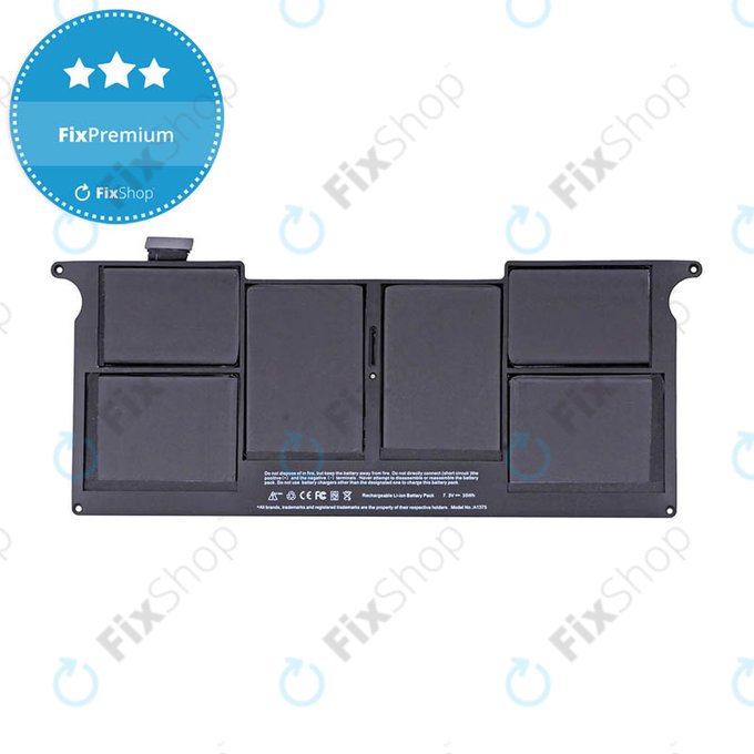 Μπαταρία για MacBook Air 11", Τέλη 2010, A1370, A1375, 5200mAh, FixPremium