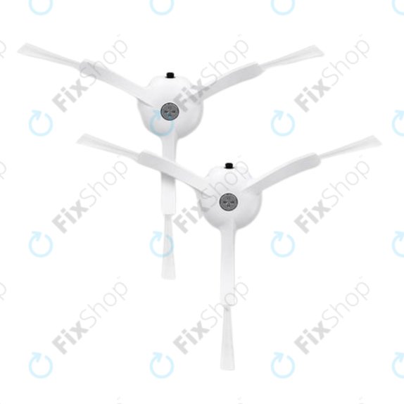 Πλαϊνή βούρτσα, 2 τεμ., Λευκή για Roborock Qrevo MaxV, Pro, Plus, S