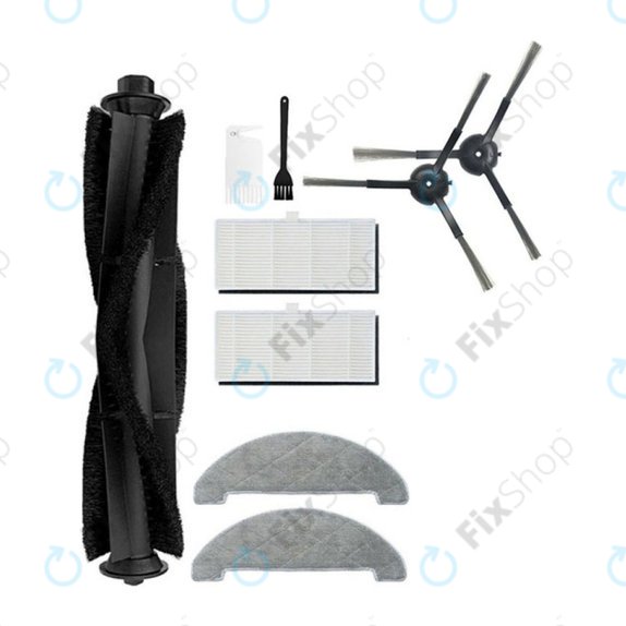 Standard Σετ (Μαύρο) για Xiaomi Viomi S9 | Lydsto R1 | Proscenic M7 Pro | M8 Pro | Μαύρο | Black