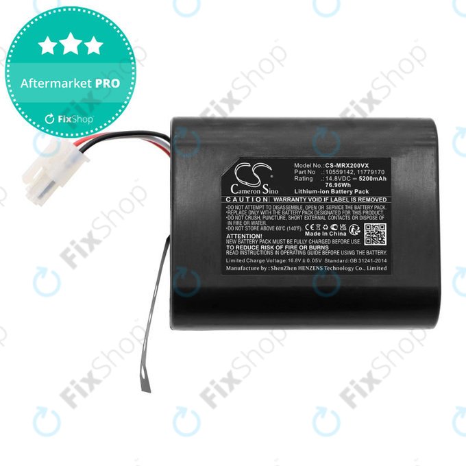 Μπαταρία για Miele Scout RX2, RX3, 5200mAh, Li-Ion, 14.8V, 10559142, HQ