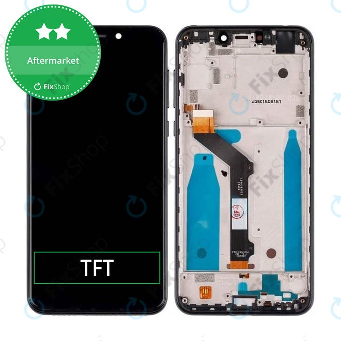 Συγκρότημα οθόνης για Motorola One (P30 Play), Μαύρο, Black, Aftermarket