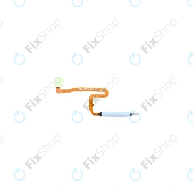 Αισθητήρας Δακτυλικού Αποτυπώματος + Καλώδιο Flex για Xiaomi Redmi Note 10 Pro | Glacier Blue