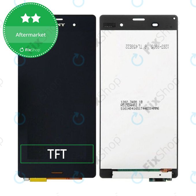 Οθόνη με οθόνη αφής για Sony Xperia Z3, D6603, Μαύρο, Black, Aftermarket
