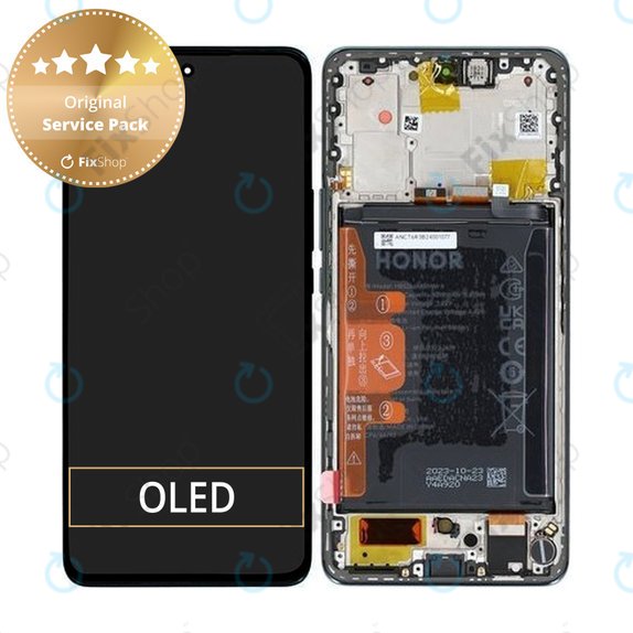 LCD Display Assembly με Battery για Honor Magic6 Lite | 0235AHHQ | 0235AHHV | Πράσινο, Green | Service Pack