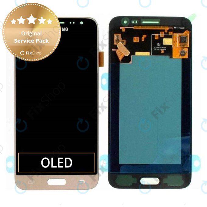 LCD Display με Touch Screen για Samsung J3 | J320F | 2016 | GH97-18414B | GH97-18748B | Gold | Service Pack