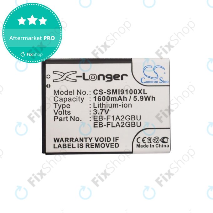 Μπαταρία για Samsung i9100, Galaxy S II, 1600mAh, Li-Ion, 3.7V, EB-F1A2GBU, HQ