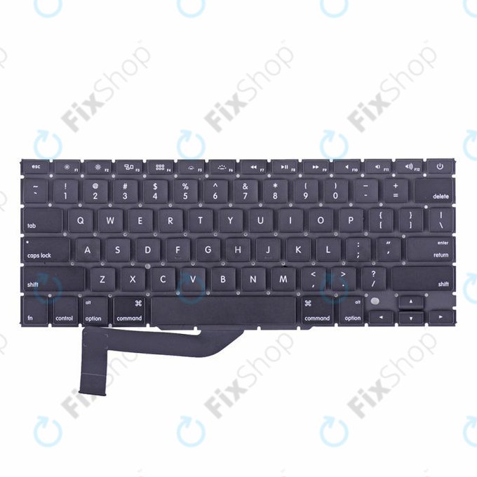 Πληκτρολόγιο US για MacBook Pro 15" A1398 (Μέσα 2012 - Μέσα 2015)