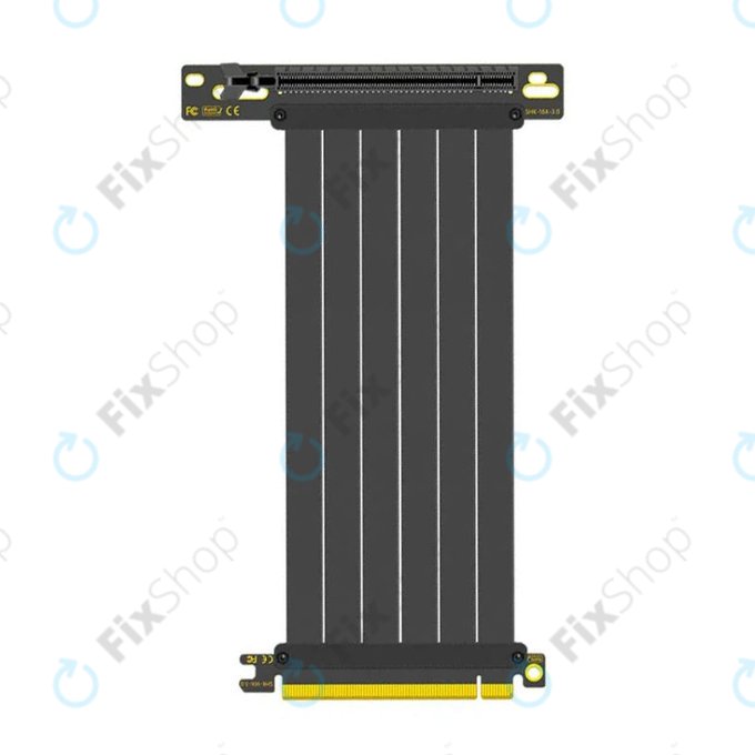 Καλώδιο riser PCIe 4.0 x16 για κάρτα γραφικών, 20cm, μαύρο