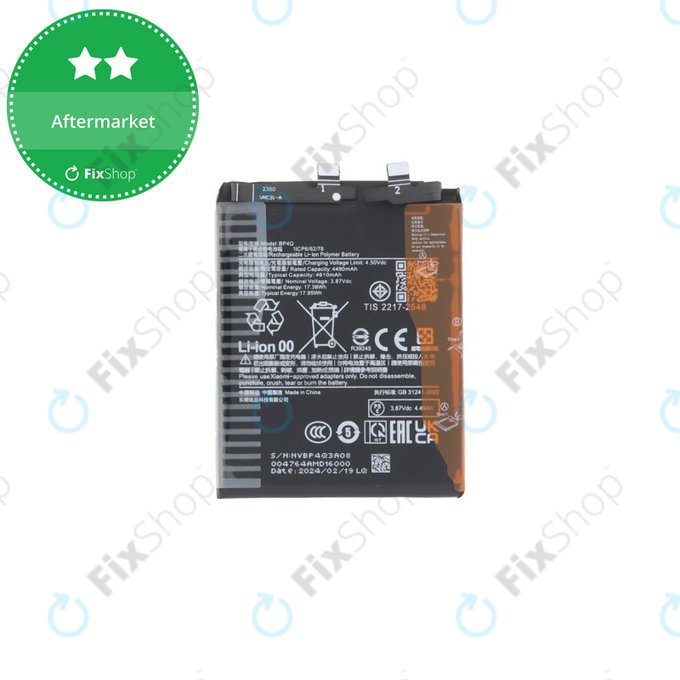 Μπαταρία για Xiaomi 14 23127PN0CC, BP4Q, 4610mAh, FixPremium