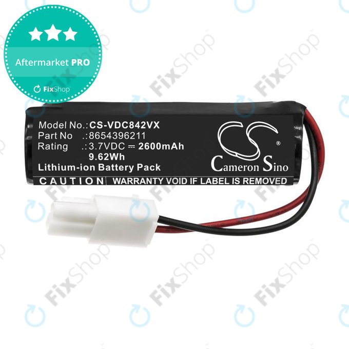 Μπαταρία για Vileda Quick & Clean, 2600mAh, Li-Ion, 3.7V, 8654396211, HQ