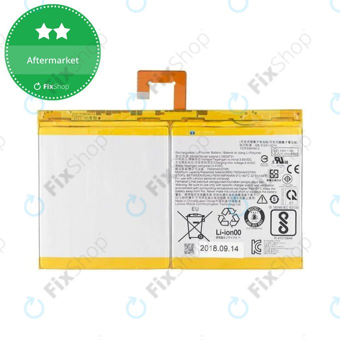 Μπαταρία για Lenovo Tab 4 10, TB-X304, 10 Plus TB-X704F, L16D2P31, 7000mAh