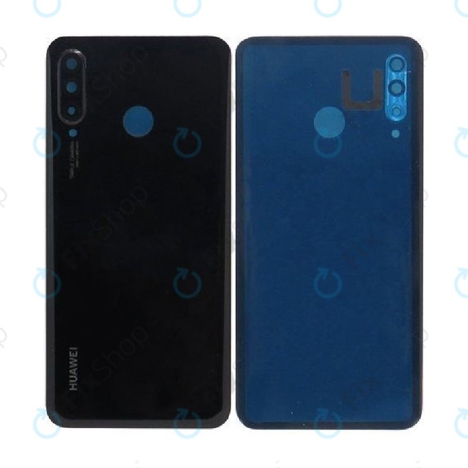 Καπάκι Μπαταρίας Πλήρες για Huawei P30 Lite, Midnight Black