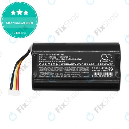 Μπαταρία για Eufy Cam 2 Pro, T8140r, 10400mAh, Li-Ion, 3.7V, 18650 (1INR19/66-4), HQ
