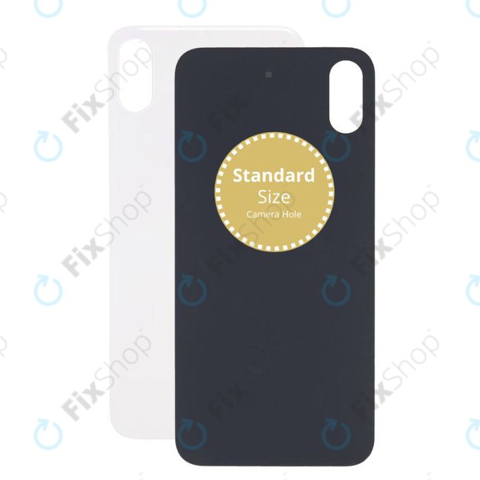 Πίσω Κάλυμμα Γυαλί για iPhone X | Ασημί | Silver