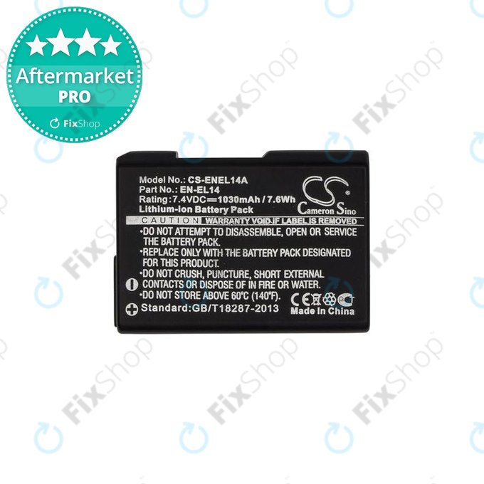 Battery για Nikon Coolpix D-series | P-series | EN-EL14 | Li-Ion | 1030mAh | HQ