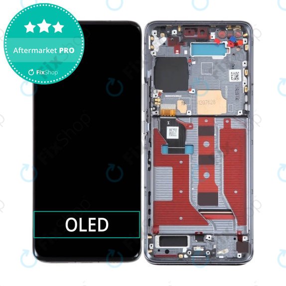 Συγκρότημα οθόνης για Honor Magic4 Pro, Μαύρο, Black