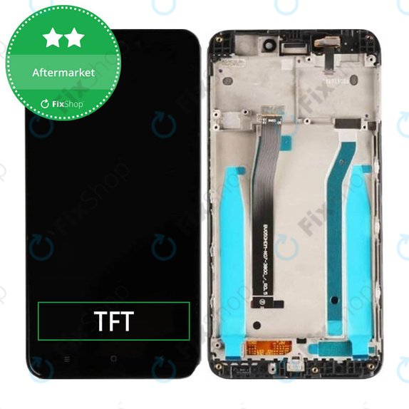 Συγκρότημα οθόνης για Xiaomi Redmi 4X, Μαύρο, Black, Aftermarket