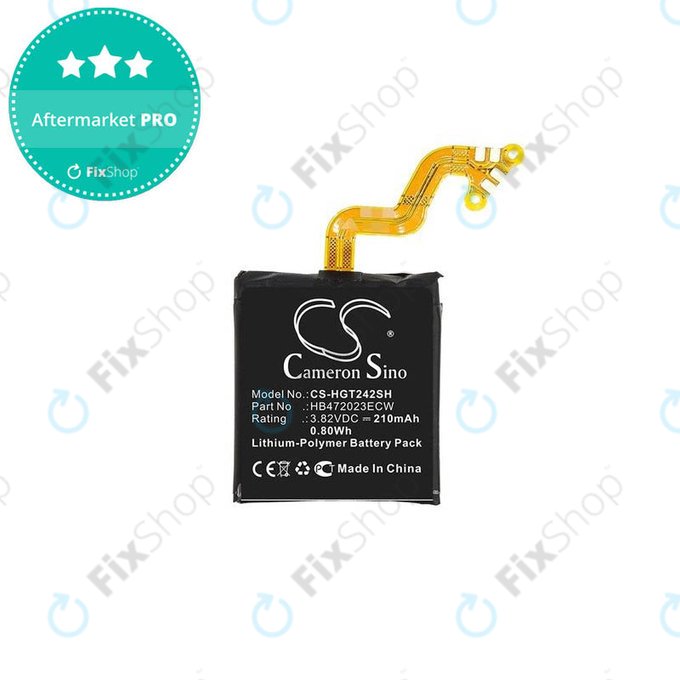 Μπαταρία για Huawei Watch GT2 Diana-B19 42mm, HB472023ECW, 210mAh, HQ