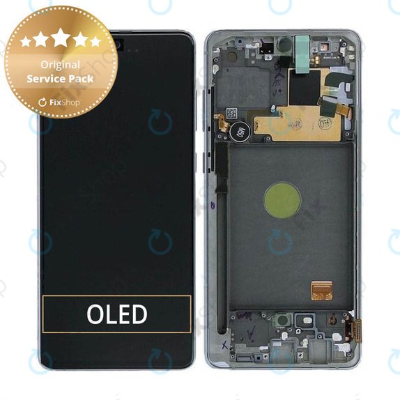 Συγκρότημα οθόνης για Samsung Note 10 Lite, N770F, GH82-22055B, GH82-22193B, GH82-22194B, GH82-22192B, Aura Glow, Service Pack